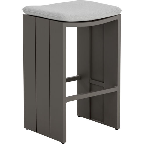 Verin 30.5 inch Warm Grey / Gracebay Light Grey Outdoor Barstool